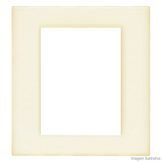 Placa-4x4-6-postos-avorio-opalino-Living-Bticino