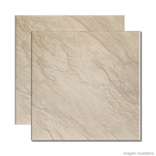 Piso-ceramico-43x43cm-Creta-bege-Delta