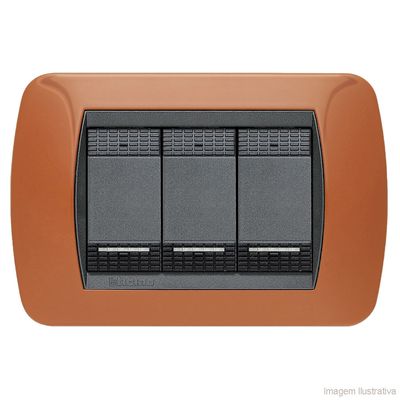 Placa-4x2-3-postos-terracota-Living-Bticino