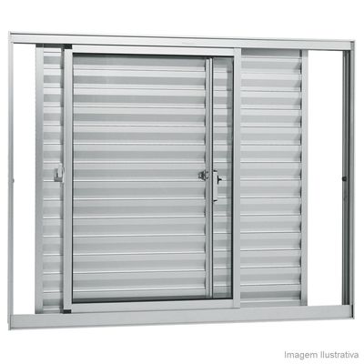Janela-veneziana-3-folhas-Aluminium-100x150x12cm-acetinada-Sasazaki