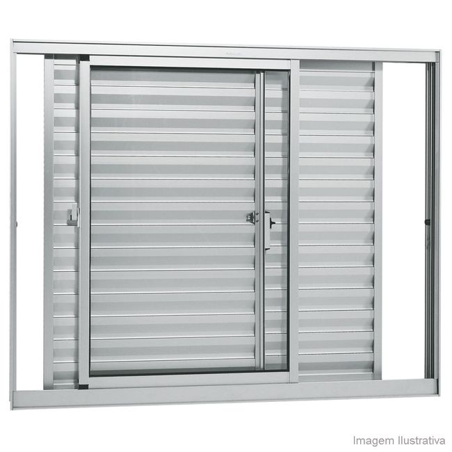 Janela-veneziana-3-folhas-Aluminium-100x150x12cm-acetinada-Sasazaki