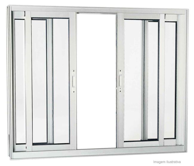 Janela-de-correr-4-folhas-Aluminium-100x150x09cm-acetinada-Sasazaki