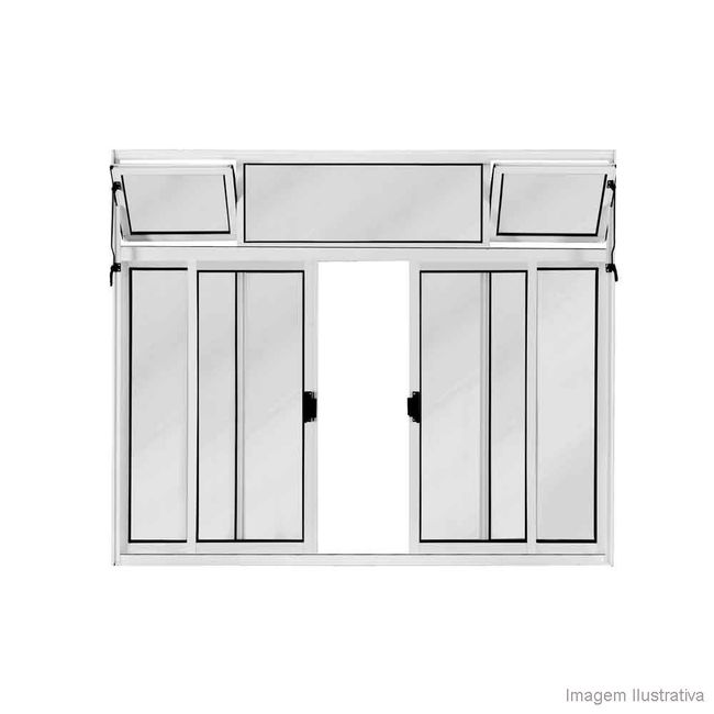 Janela-de-correr-4-folhas-Mais-100x200cm-brilhante-Atlantica