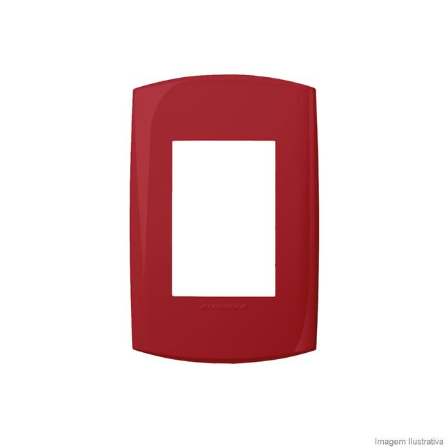 Placa-4x2-3-modulos-pessego-rosado-Bliss-Alumbra