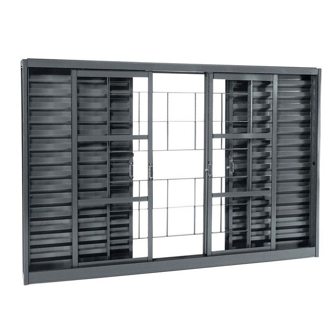 Janela-veneziana-6-folhas-Belfort-100x150x14cm-com-grade-Sasazaki