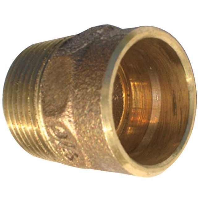 Conector macho 15x1/2" bronze R03 Eluma