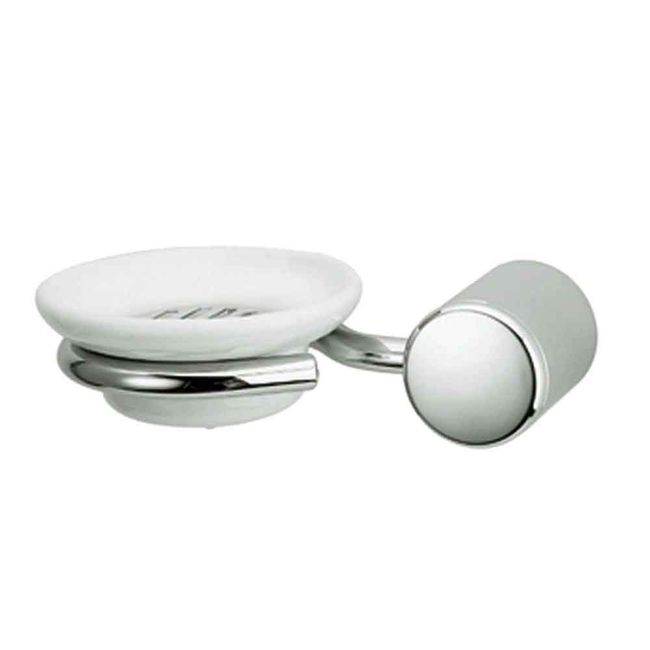 Saboneteira-cromada-para-parede-com-louca-Evidence-Deca