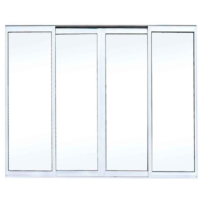 Janela-de-correr-4-folhas-Magnum-100x200cm-sem-basculante-Atlantica