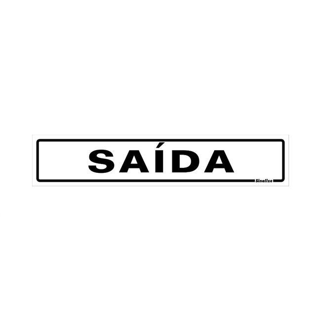 Placa-de-poliestireno-5x25cm-Saida-200AE-Sinalize