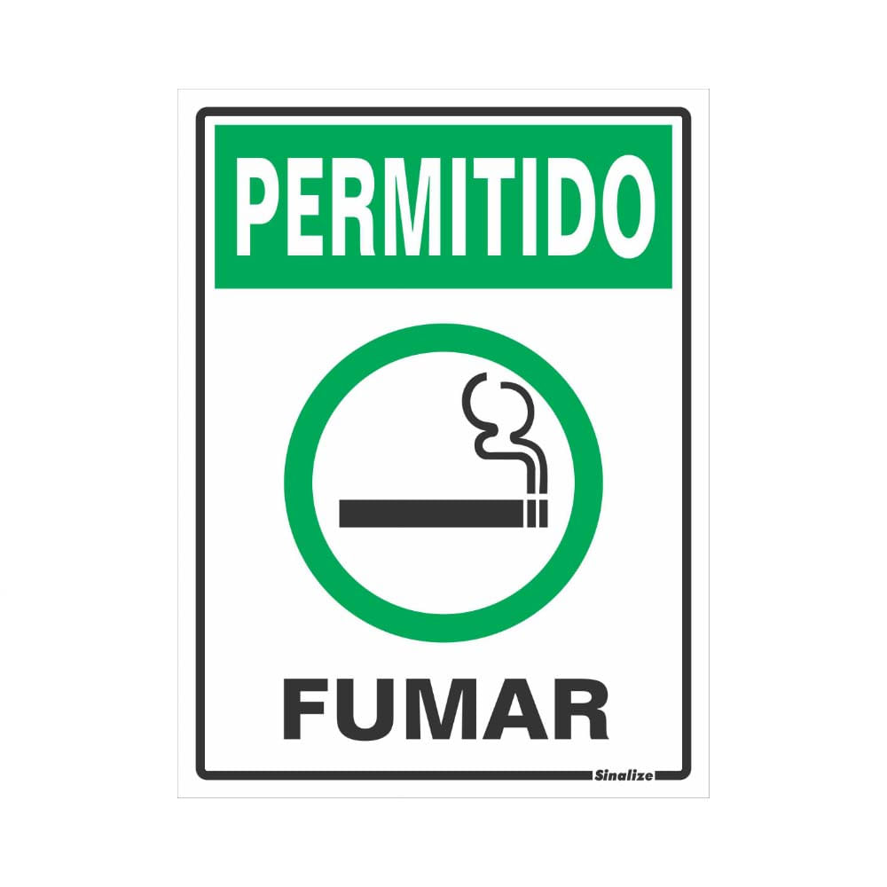 Placa-de-poliestireno-15x20cm-Permitido-Fumar-220AA-Sinalize