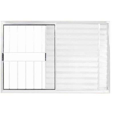 Janela-veneziana-3-folhas-Prata-100x120cm-com-grade-branca-Ebel