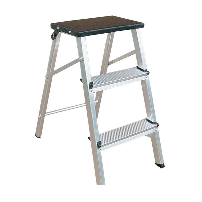 Banqueta com escada de alumínio Alustep