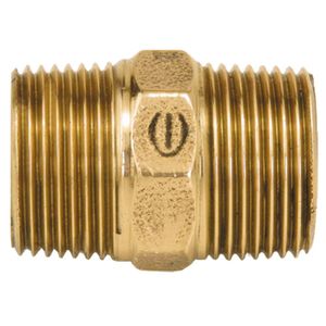Nípel duplo com redução 3/4x1/2 bronze R602-R Eluma