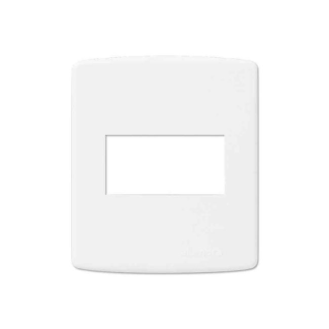Placa-para-1-modulo-Siena-Facil-branco-Alumbra