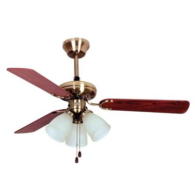 Ventilador-de-teto-110V-com-3-pas-e-3-tulipas-de-vidro-ouro-velho-Home-Line