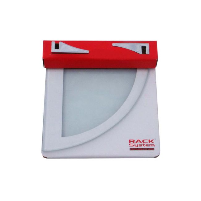 Prateleira Squadro Rack System System 20x20cm incolor Rack System