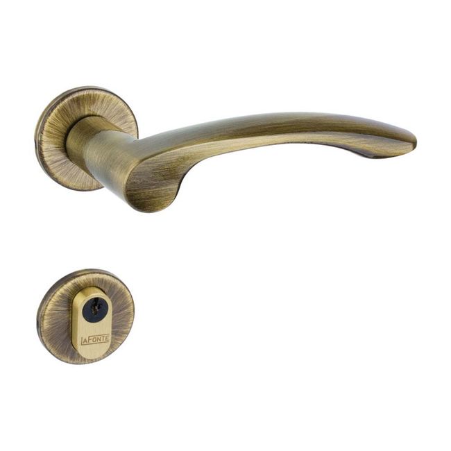 Fechadura-externa-de-aco-zamac-6239-com-roseta-antique-brass-La-Fonte