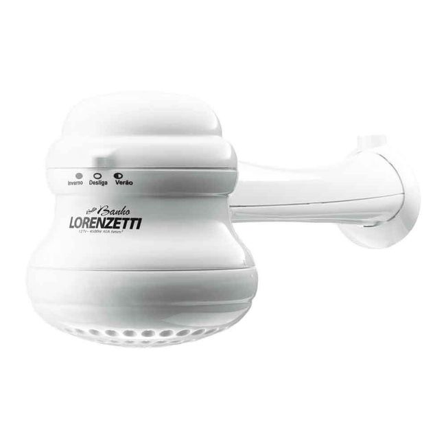 Chuveiro-eletrico-220V-5400W-Bello-Banho-com-cano-branco-Lorenzetti