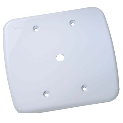Placa-4x4-para-saida-de-fio-branca-Claris-Prime-Schneider