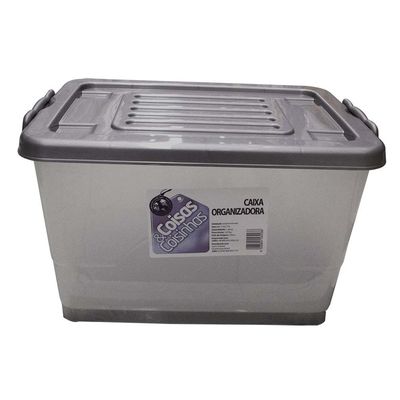 Caixa-organizadora-25L-com-tampa-cinza-e-branca-Coisas-e-Coisinhas
