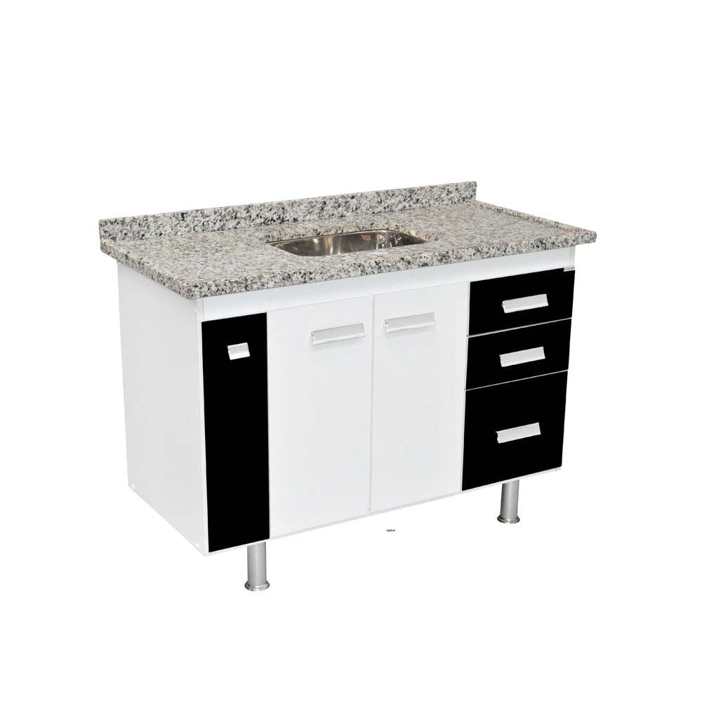 Gabinete-de-cozinha-branco-e-preto-liso-112cm-Prime-Primolar