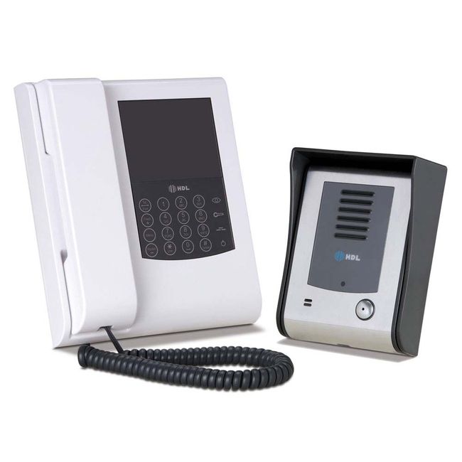 Vídeo porteiro 4" Color Sense com telefone branco HDL