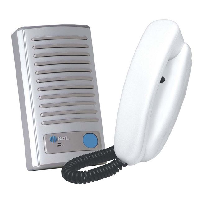 Kit porteiro eletrônico branco HDL