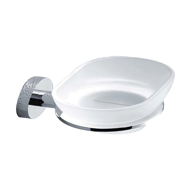 Saboneteira-cromada-para-parede-Sofisticato-com-vidro-glass-Forusi