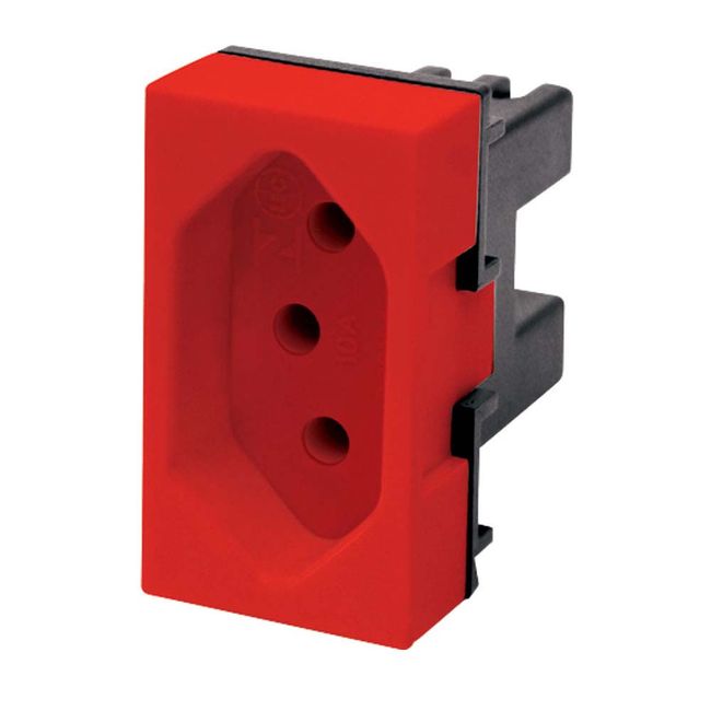 Tomada-20A-250V-vermelha-Modulare-Fame