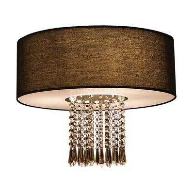 Plafon-redondo-de-tecido-para-3-lampadas-E27-40W-Flow-preto-Startec