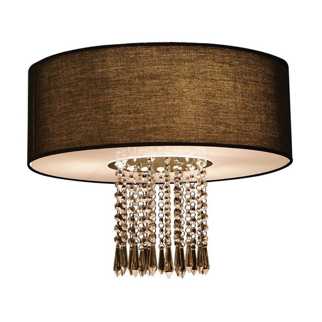 Plafon-redondo-de-tecido-para-3-lampadas-E27-40W-Flow-preto-Startec