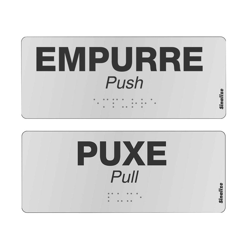 Placas-aluminio-com-2-unidades-braille-Puxe-Empurre-e-Pull-Push-Sinalize