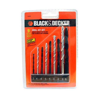 Broca-para-metal-3---6mm-9-pecas-Black--Decker