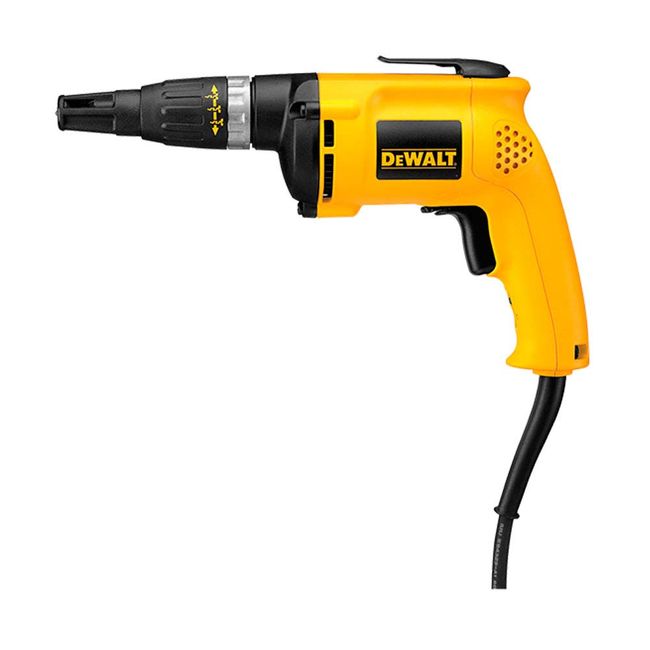 Parafusadeira-eletrica-para-drywall-110V-650W-DW255-amarela-Dewalt