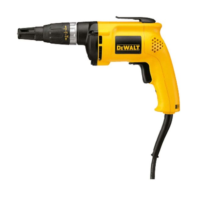 Parafusadeira-eletrica-para-drywall-220V-540W-DW255-amarela-Dewalt