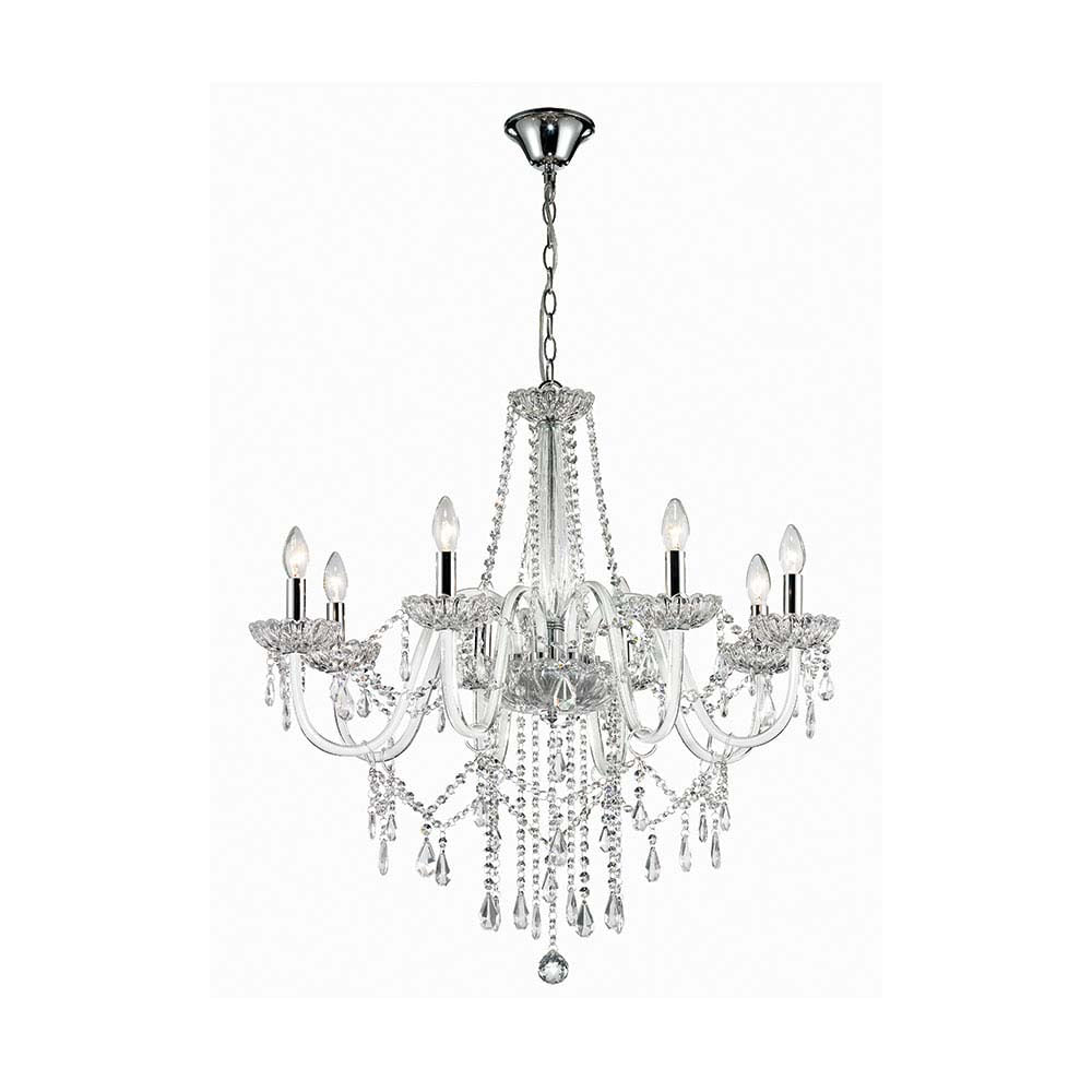 Lustre-de-cristasl-para-8-lampadas-E14-New-Classico-transparente-Bronzearte