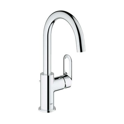 Monocomando-para-lavatorio-BauLoop-bica-alta-e-pop-up-cromado-Grohe