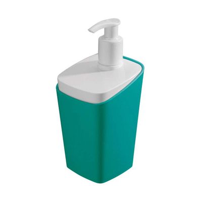 Porta-sabonete-liquido-Square-350ml-verde-Brinox