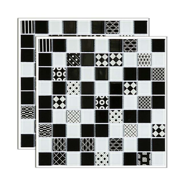 Pastilha-de-vidro-Patchwork-placa-292x292cm-preto-e-branco-Glass-Mosaic
