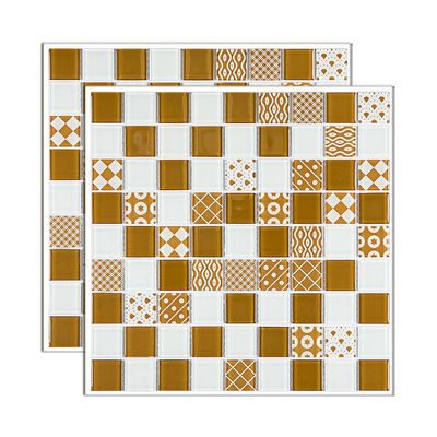 Pastilha-de-vidro-Patchwork-placa-292x292cm-marrom-e-branco-Glass-Mosaic