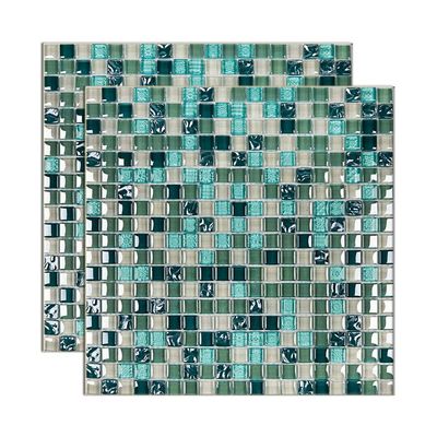 Pastilha-de-vidro-Galliano-placa-31x31cm-verde-Glass-Mosaic