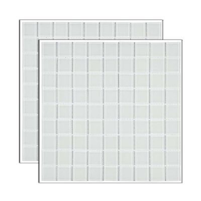 Pastilha-de-vidro-Cristal-placa-292x292cm-branco-Glass-Mosaic