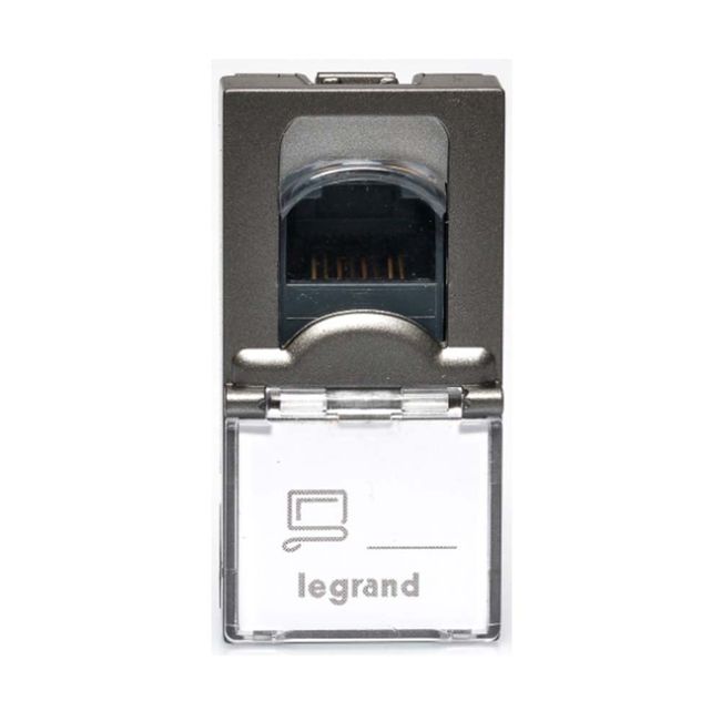 Módulo tomada Arteor Rj45 magnésio 572803B Pial