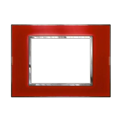 Placa-1-posto-Arteor-mirror-red-4X2-583003-Pial