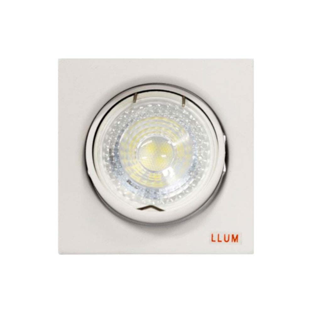 Spot-de-embutir-quadrado-com-lampada-LED-GU10-5W-6400K-bivolt-foco-fixo-Bronzearte