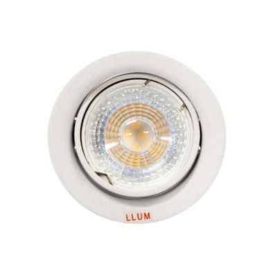 Spot-de-embutir-redondo-com-lampada-LED-GU10-3W-6400K-bivolt-foco-fixo-Bronzearte