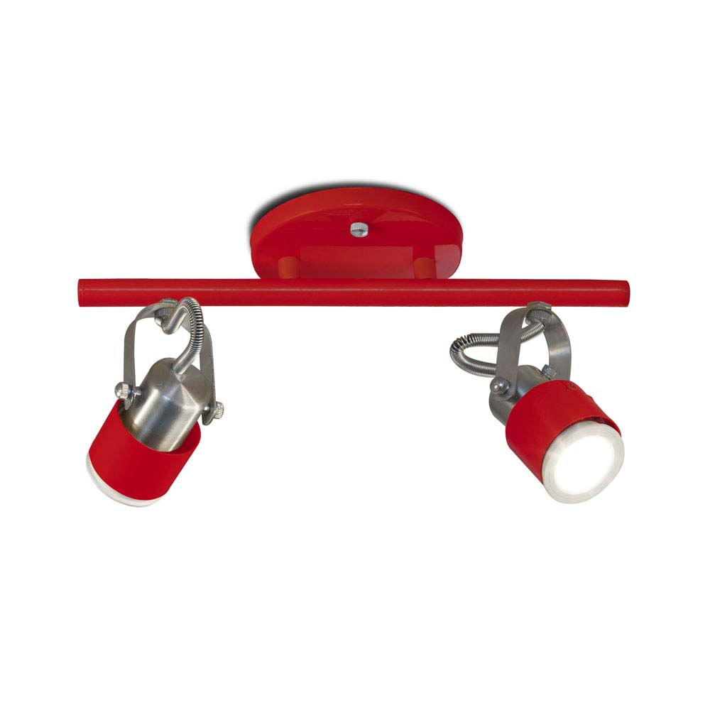 Spot-de-sobrepor-Atena-para-2-lampadas-trilho-redondo-vermelho-Spot-Line