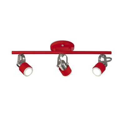 Spot-de-sobrepor-Atena-para-3-lampadas-trilho-redondo-vermelho-Spot-Line