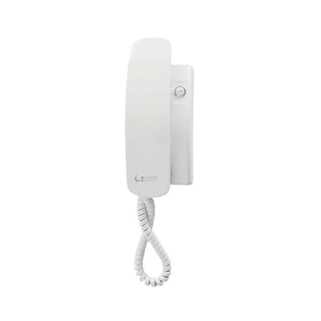 Interfone universal Slim LR2015 branco Líder