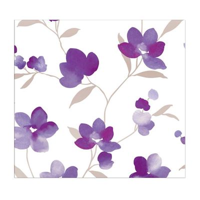 Papel-de-parede-floral-lilas-branco-e-cinza-Allegra-vinilico-53cm-x-10m-Muresco